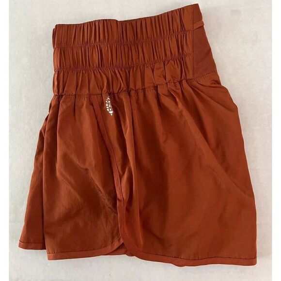 Free People Movement OB1128291 Sz Medium Rust Colored The Way Home Shorts - Picture 7 of 10